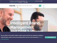 Tablet Screenshot of getmarvia.com